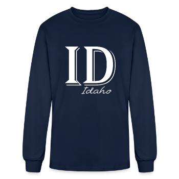 Idaho State - Men's Long Sleeve T-Shirt - navy - Front