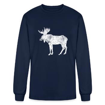 Christmas Family Matching - Men's Long Sleeve T-Shirt - navy - Front