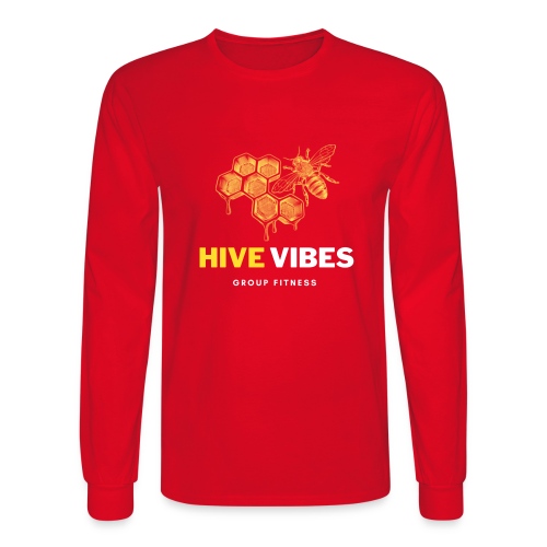 HIVE VIBES GROUP FITNESS - Men's Long Sleeve T-Shirt