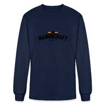 mannschaft / deutschland / germany ii 3c - Men's Long Sleeve T-Shirt - navy - Front
