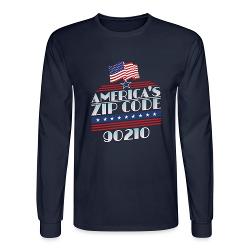 90210 Americas ZipCode Merchandise - Men's Long Sleeve T-Shirt