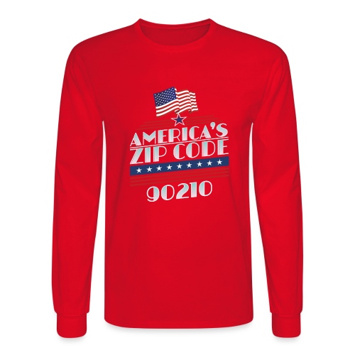 90210 Americas ZipCode Merchandise - Men's Long Sleeve T-Shirt