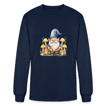 Images de clipart de gnome pastel, clipart pastel, - T-shirt à manches longues Homme - marine - Devant
