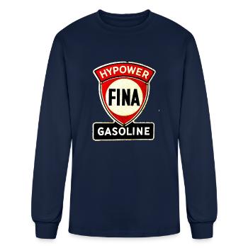 HYPOWER GASOLINE - Men's Long Sleeve T-Shirt - navy - Front