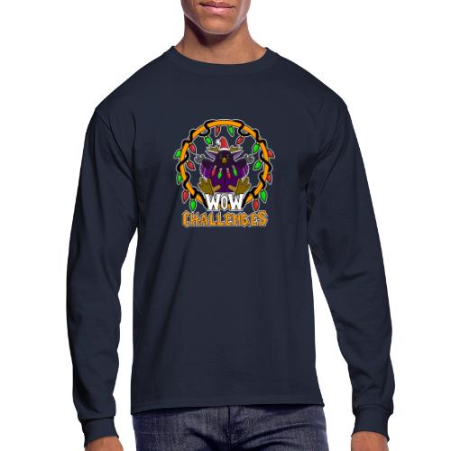 WoW Challenges Holiday Plushkin WHITE - Men's Long Sleeve T-Shirt