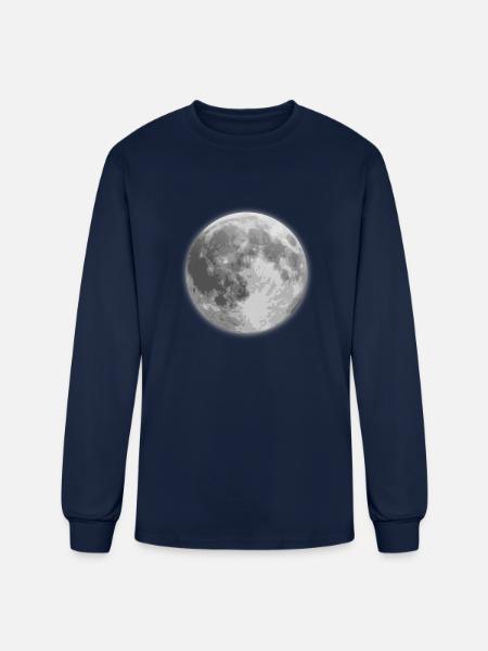 Lune - T-shirt à manches longues Homme - marine