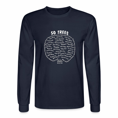 50 Trees Arbor Day Arborist Plant Tree Forest Gift - Men's Long Sleeve T-Shirt
