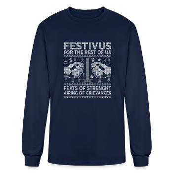Festivus For The Rest Of Us - Men's Long Sleeve T-Shirt - navy - Front