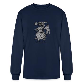 Birth Of A Dragon - Men's Long Sleeve T-Shirt - navy - Front