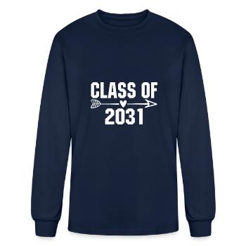 Class Of 2031 - Men's Long Sleeve T-Shirt - navy - Front
