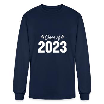 Class of 2023 - Men's Long Sleeve T-Shirt - navy - Front