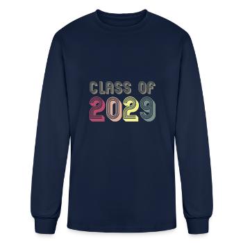 Class of 2029 - Men's Long Sleeve T-Shirt - navy - Front
