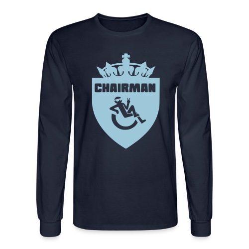 Chairman design for male wheelchair users - Men's Long Sleeve T-Shirt
