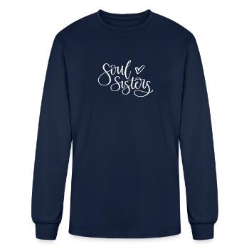 Soul Sisters - Men's Long Sleeve T-Shirt - navy - Front