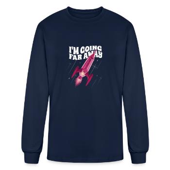 I'm going far away I'm going far away gift inspira - Men's Long Sleeve T-Shirt - navy - Front