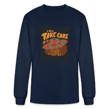 I 'll take care of it I 'll take care of it gift i - Men's Long Sleeve T-Shirt - navy - Front