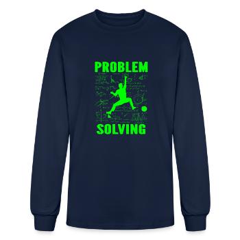 Problem Solving - Men's Long Sleeve T-Shirt - navy - Front