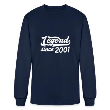 22st Birthday Gifts for Son Nephew 22 Year Old - Men's Long Sleeve T-Shirt - navy - Front