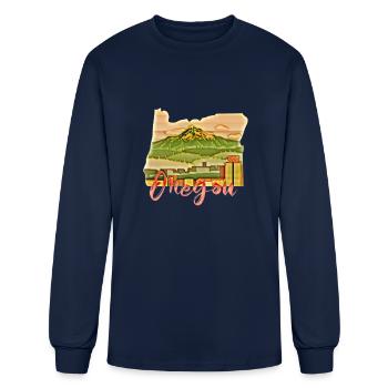Oregon State T ShirtOregon State - Men's Long Sleeve T-Shirt - navy - Front