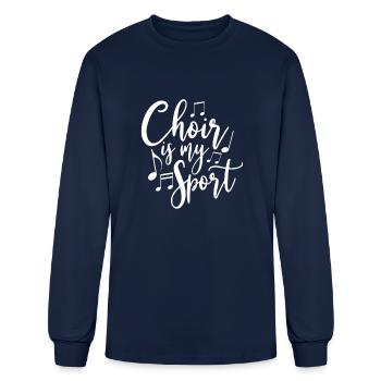 Choir Is Myport Choiringer Choir Probe Choiringer - Men's Long Sleeve T-Shirt - navy - Front