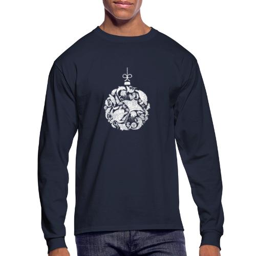 Coastal Christmas Ornament White - Men's Long Sleeve T-Shirt