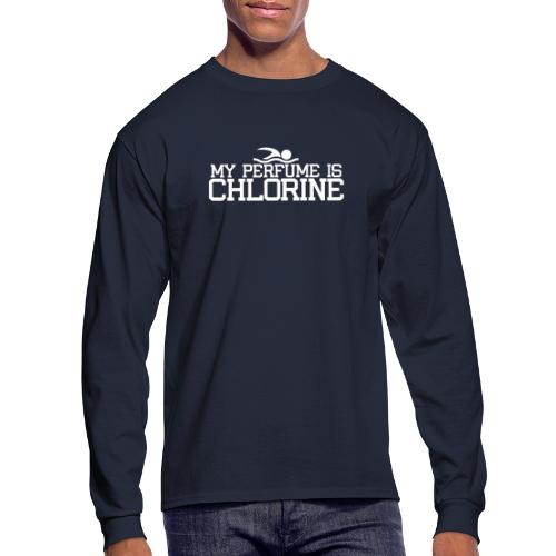 My perfume is chlorine swim - Men's Long Sleeve T-Shirt