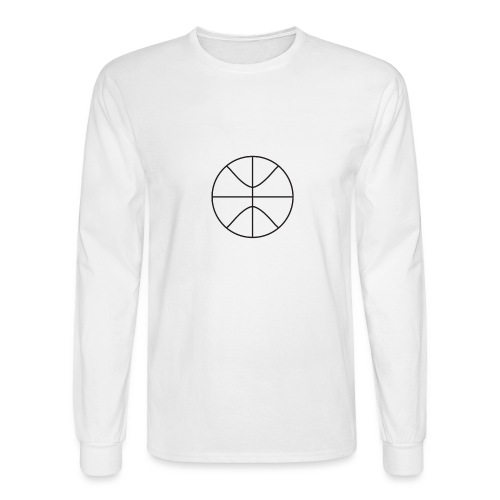 Basketball black and white - Men's Long Sleeve T-Shirt