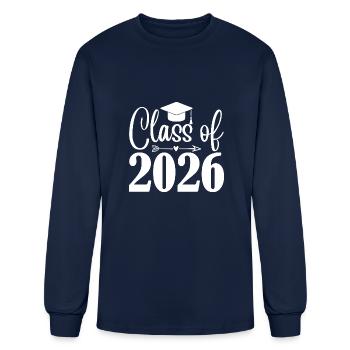 Class Of 2026 - Men's Long Sleeve T-Shirt - navy - Front