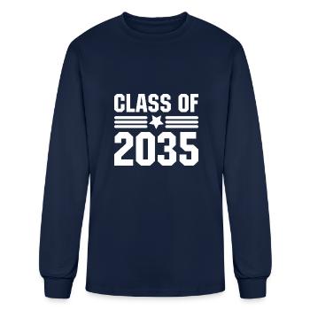 Class of 2035 - Men's Long Sleeve T-Shirt - navy - Front