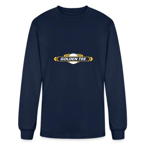 Golden Tee logo outline - Men's Long Sleeve T-Shirt
