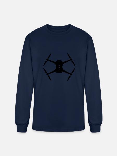 Drone Quadrocopter Pilot - Men's Long Sleeve T-Shirt - navy