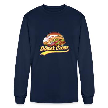 Döner Crew - Men's Long Sleeve T-Shirt - navy - Front