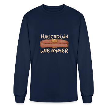 Save The Döner - Men's Long Sleeve T-Shirt - navy - Front