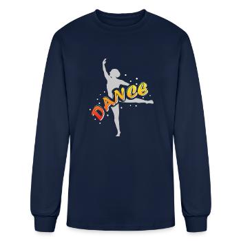 Dance Dancer - Men's Long Sleeve T-Shirt - navy - Front