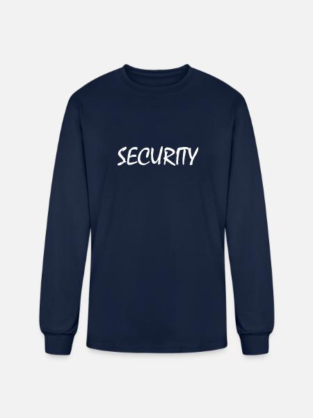 SECURITY - Men's Long Sleeve T-Shirt - navy