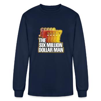 Six Million Dollar Man - Men's Long Sleeve T-Shirt - navy - Front