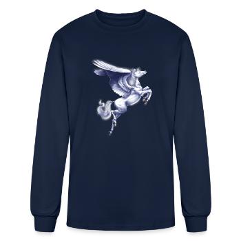 Pegasus Mythical Creature - Men's Long Sleeve T-Shirt - navy - Front