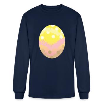 Easter Egg - Men's Long Sleeve T-Shirt - navy - Front