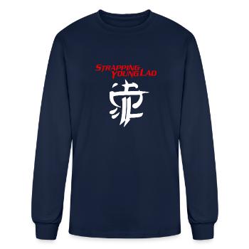 Strapping Young Lad Logo - Men's Long Sleeve T-Shirt - navy - Front