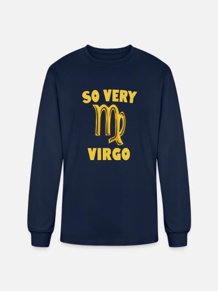 So Very Virgo - Men's Long Sleeve T-Shirt - navy