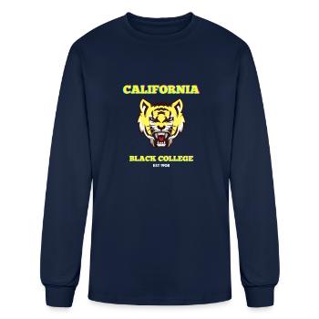 California Tigers Black College (Skippers Edition) - Men's Long Sleeve T-Shirt - navy - Front