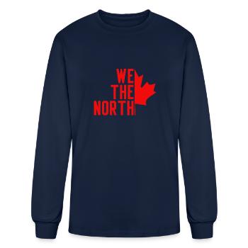 We The North - Men's Long Sleeve T-Shirt - navy - Front