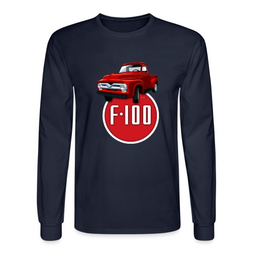 Second generation Ford F-100 - Men's Long Sleeve T-Shirt