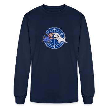 Fullmetal Fusion Ha - T-shirt à manches longues Homme - marine - Devant
