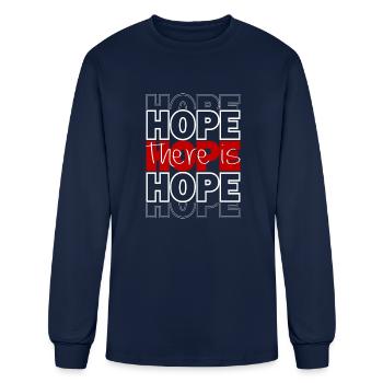 There is hope summer 70s 70s - Men's Long Sleeve T-Shirt - navy - Front