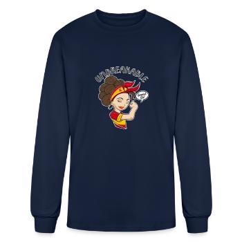 Spanish Girl Unbreakable I Spanish Heritage I - Men's Long Sleeve T-Shirt - navy - Front