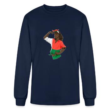 Madagascar Girl Unbreakable I Madagascar Heritage - Men's Long Sleeve T-Shirt - navy - Front