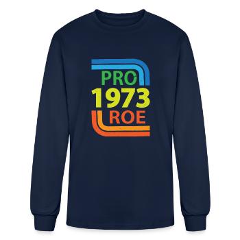 Pro Roe 1973 Classic - Men's Long Sleeve T-Shirt - navy - Front