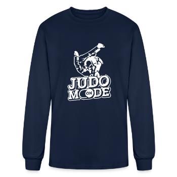 Judo Mode On I Judo - Men's Long Sleeve T-Shirt - navy - Front
