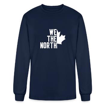 WE THE NORTH - Men's Long Sleeve T-Shirt - navy - Front